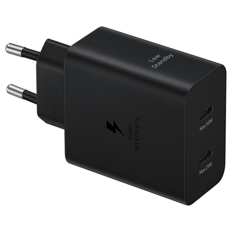 Samsung Chargeur Samsung USB-C 50 W avec charge rapide, Black