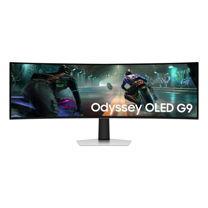 Samsung Écran PC Samsung G91SD 49 Dual QHD 144Hz OLED Courbé FreeSync G-SYNC HDR10