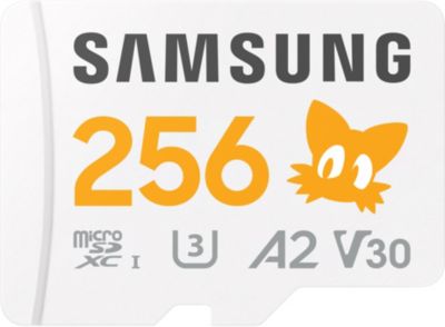 Samsung Carte MicroSD Samsung MB-MD256S 256 GB UHS-I Classe 10 V30 A2