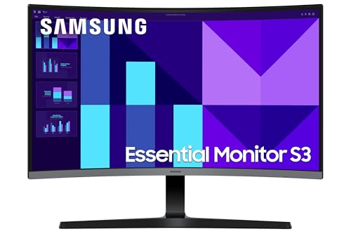 Samsung Écran PC S39GD 27 , Inclinable, Incurvé 1800 R, FHD (1920x1080), 100Hz, Dalle VA, 4ms (GTG), 250 cd m², Contraste 4000 1, Eco Saving Plus, Mode Eye Saver et Anti-Scintillement, LS27D392GAUXEN