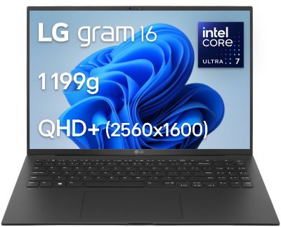 Gram 16Z90S G AD78F 16 Intel Core Ultra 7 32 Go RAM 1 To SSD Black
