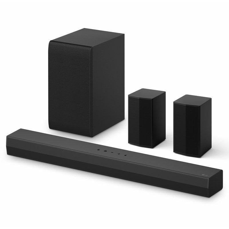 LG Barra de Sonido LG S40TR 4.1 400W Bluetooth HDMI ARC Subwoofer Dolby Digital Noire