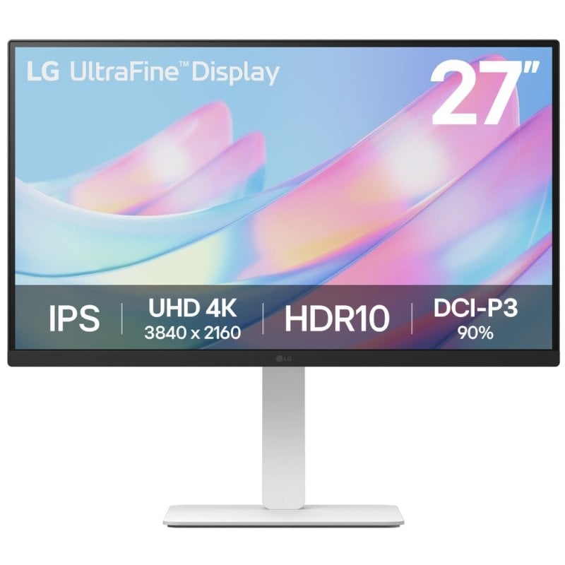 LG Écran PC LG UltraFine 27US550-W 27 LED IPS UltraHD 4K Hauteur réglable