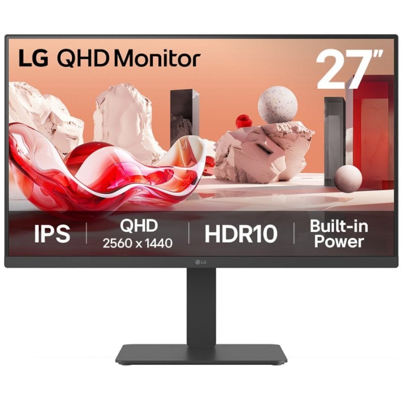 LG Moniteur LG 27BA45QB-B.AEU 27 Quad HD 2560x1440 75Hz IPS Flicker Free