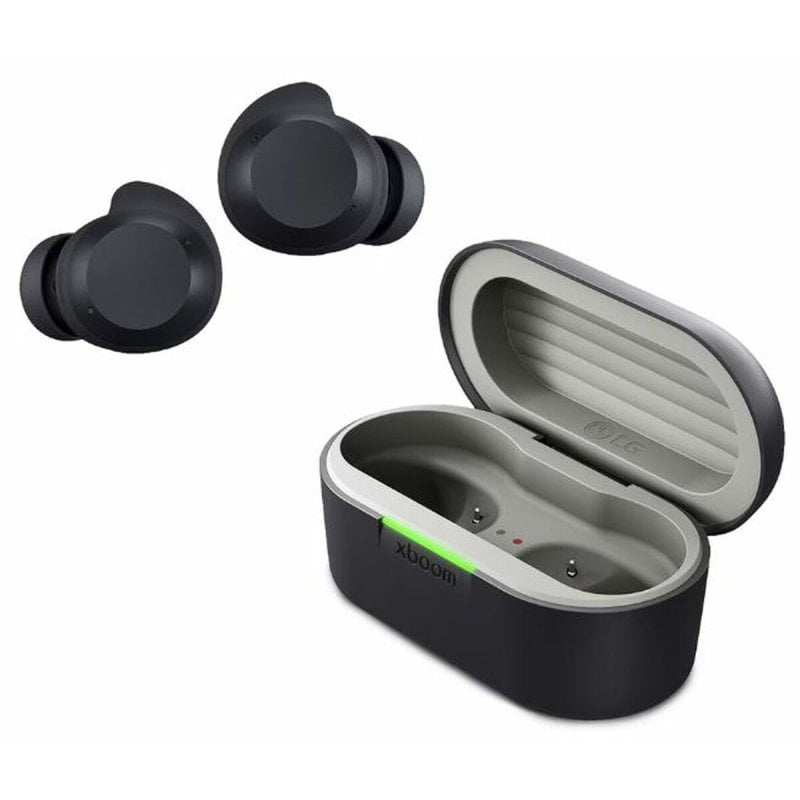 LG Écouteurs Bluetooth LG xboom Buds avec réduction active du bruit, Black