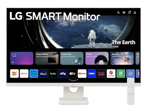 Lg 32u721sA-W.aeu Smart Monitor - 4k Uhd, Webos, Apple Airplay 2 Integrierter Mediaplayer, Screen Share, Bluetooth, PD-Out 65w [energieklasse F] (32u
