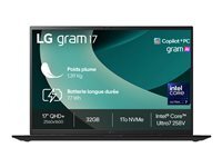LG LG Gram 17Z90TL-G.AZ78F Intel Core Ultra 7 258V 32 Go SSD 1 To IPS 17 WQXGA Clavier français