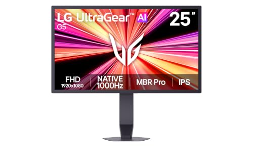 LG Ultragear | Ecran Gaming 25'' IPS FHD | 1000Hz Natifs,1ms (GtG)