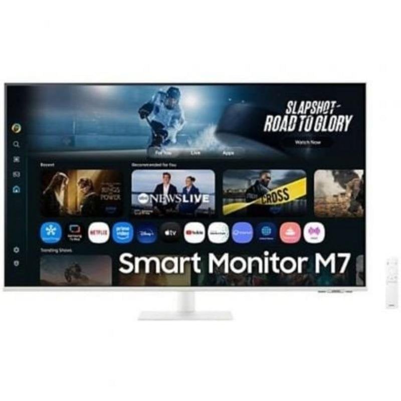 Samsung Écran PC Samsung M7 S32FM701UU 32 Ultra HD 4K 60Hz VA Plat Smart TV White