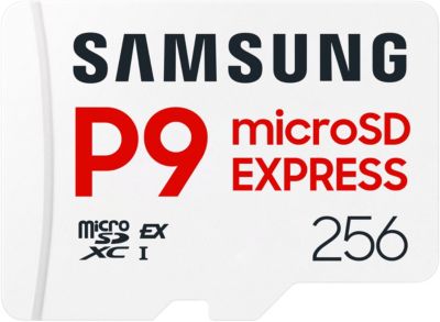 Samsung Carte microSD Samsung P9 Express MB-MK256T 256GB 800MB s U3 V30 A1 White
