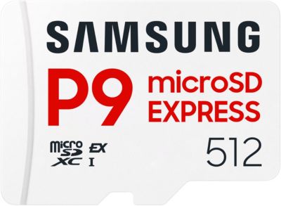 Samsung Carte microSD Samsung P9 Express MB-MK512T 512GB 800MB s U3 V30 A1 White