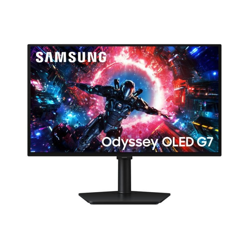 Samsung Écran PC Samsung G70SH 27 UltraHD 4K 165Hz OLED FreeSync G-SYNC HDR10 Hauteur réglable