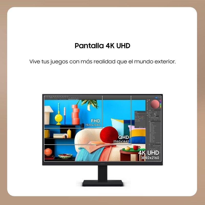 Samsung Écran PC Samsung LS32H710EAUXEN 32 Ultra HD 4K 60Hz IPS HDR10 5ms