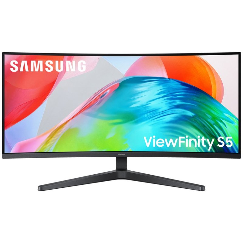 Samsung Écran PC Samsung S55GH 34 UltraWide Quad HD 120Hz VA Courbé FreeSync Premium HDR10