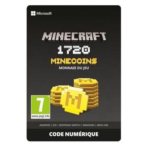Minecraft Pack de 1720 Minecoins - Code de Telechargement