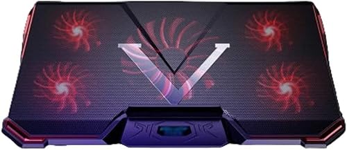DANNMPX Refroidisseur Laptop Tapis De Refroidissement pour Ordinateur Portable Et avec 5 Ventilateurs À 2100 TR Min Support