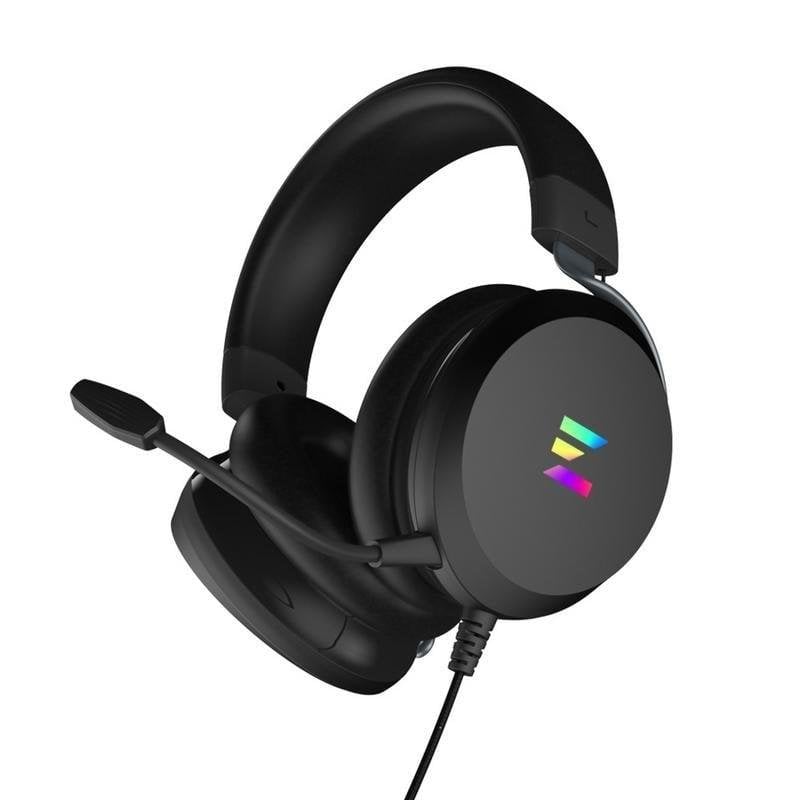 Zalman Casque Zalman ZM-HPS610 filaire Jack 3,5 mm gaming micro amovible Black