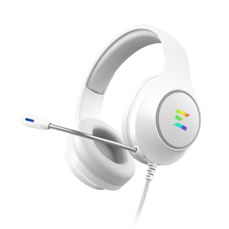 Zalman Casque Zalman ZM-HPS310 WH filaire USB Gaming avec micro White