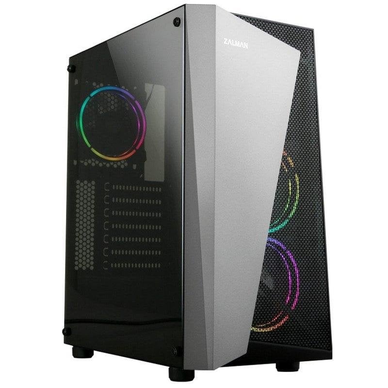 Zalman Boîtier Midi Tower Zalman S4 Plus RGB USB 3.0 Black avec Window