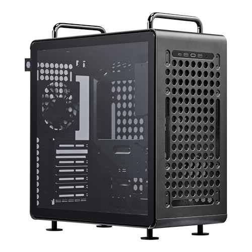Cooler Master QUBE 540 Boîtier Tour intermédiaire ATX à Haut débit d'air, dégagement Maximal du GPU 415 mm, prêt à l'emploi RTX 5090|RX 9070 XT, Verre trempé, Design modulaire et Personnalisable