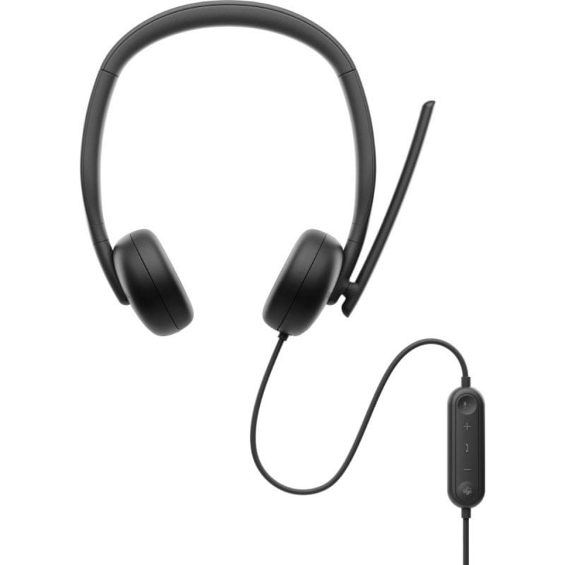 Dell Auriculaires DELL WH3024 Black Alámbrico Appels Musique 20 - 20000 Hz 110 g
