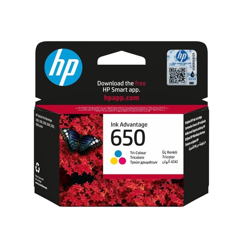 HP Cartouche Tricolor HP 650 Original Advantage Standard