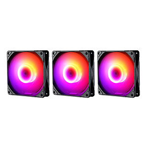 Phanteks M25 D-RGB - 120mm - Black (Pack de 3)