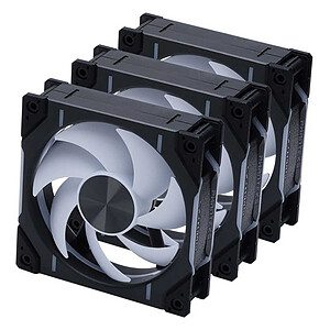 Phanteks D30-120 Black - 120 mm (Pack de 3)