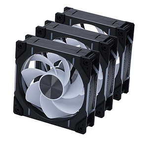 Phanteks D30-120 Reverse Black - 120 mm (Pack de 3) ( 5 de rA©duction avec le code promo VAULT )