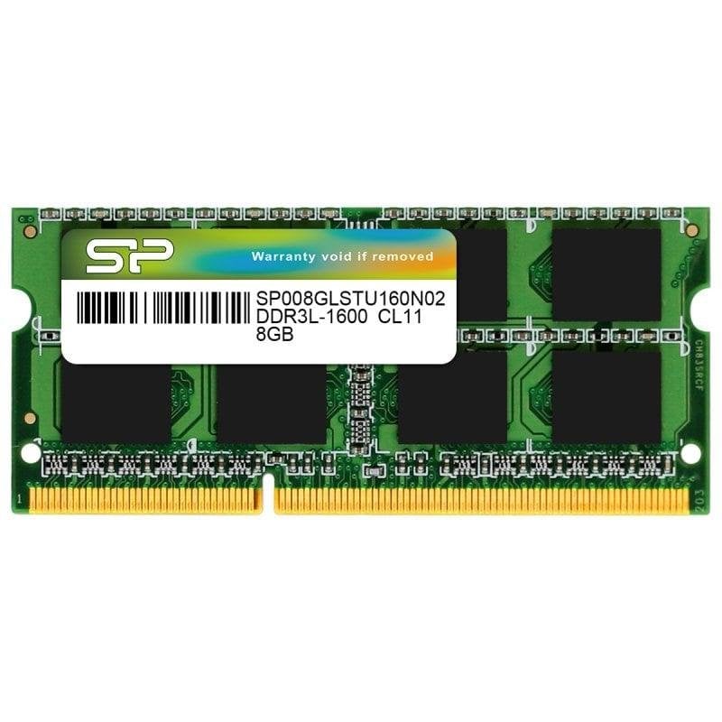 silicon-power Mémoire RAM Silicon Power 8GB DDR3L 1600MHz CL11 SO-DIMM 204 broches