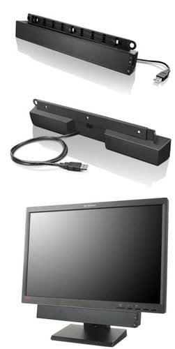 Lenovo USB Soundbar - haut-parleurs - pour PC
