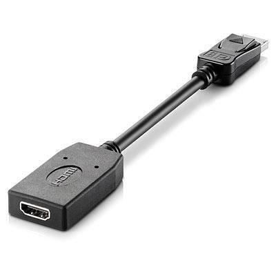 HP Adaptateur A V - 1 x HDMI Femelle Audio Video numerique - 1 x DisplayPort Male Audio Video numerique