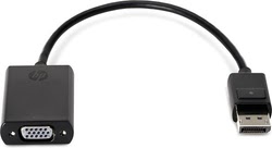 HP Adaptateur HP DisplayPort vers VGA 0,2 m Macho-Femelle Cobre pour Portables d'Entreprise