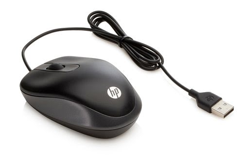 HP Souris HP USB Ambidextre 1000 DPI Compacte et Légère