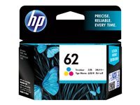 HP 62 - couleur (cyan, magenta, Yellow) - original - cartouche d'encre