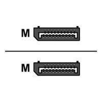 URBAN FACTORY Cable DisplayPort - DisplayPort - 1.8 m - Black