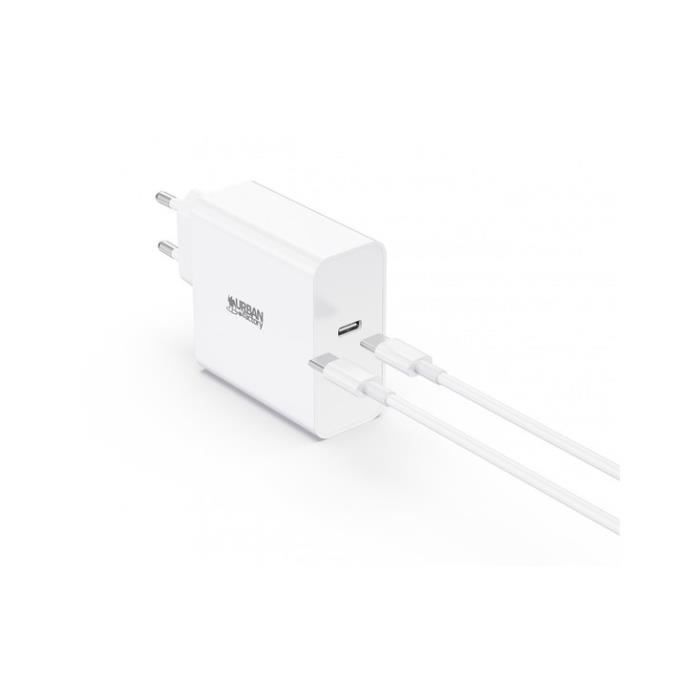 Urban Factory POWEE - Adaptateur secteur - 65 Watt - White laque