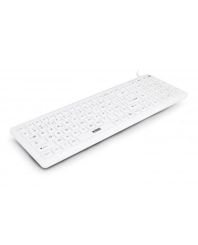 URBAN FACTORY Sanee Clavier USB AZERTY Francais White
