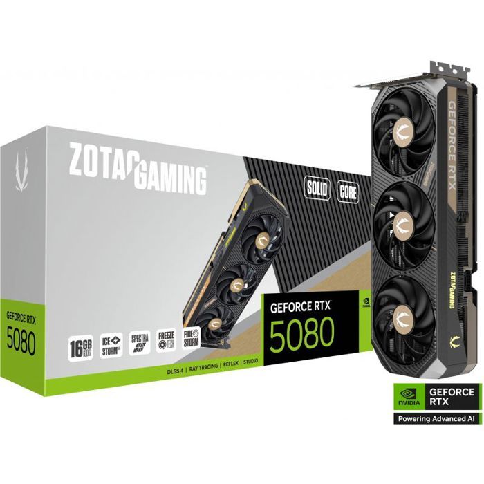 ZOTAC - gaming - GeForce RTX 5080 - Solid Core - 16 Go