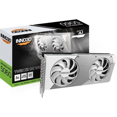 INNO3D - - NVIDIA RTX 5060 TWIN X2 OC - N50602-08D7X-195070W - 8 Go