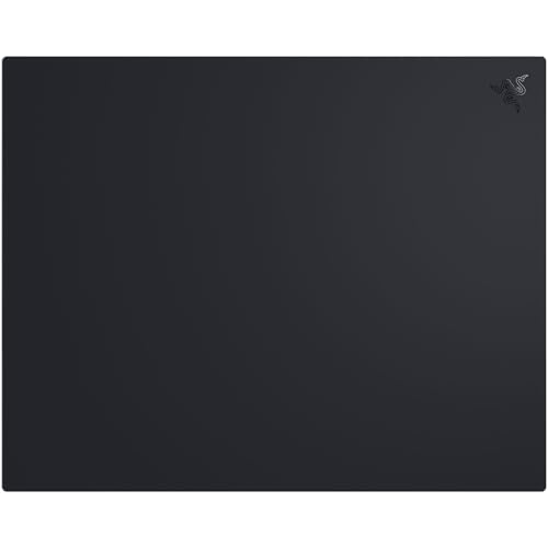 Razer Atlas Pro – Tapis de Souris Gaming en Verre trempé Ultra-Fin et Haut de Gamme - Ultra-Fin de 1,9 mm - Surface Ultra Lisse - Optimisé pour Les capteurs optiques - 500 x 400 mm | Noir