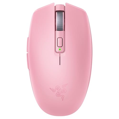 Razer Orochi V2 - Souris Gaming sans Fil avec Jusqu'à 950 Heures d'Autonomie (Design Ultra-léger, sans Fil HyperSpeed Bluetooth, Interrupteur de Souris Mécanique 2e Gen) Rose Quartz