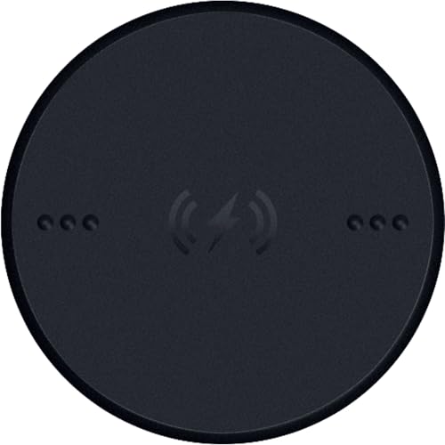Razer Wireless Charging Puck - Module de Charge sans Fil pour Souris Compatible Compatible avec Basilisk V3 Pro, Cobra Pro et Naga V2 Pro - Noir
