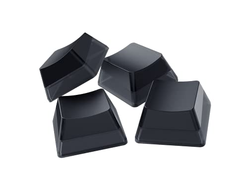 Razer Phantom Keycap-Set - Touches compatibles avec Le rétroéclairage pour Les claviers Razer (pour Les commutateurs à axe croisé, matériau ABS, 128 keycaps) AZERTY Touches FR | Noir