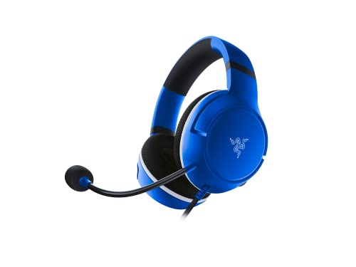 Razer Kaira X Casque Gaming Filaire pour Xbox Series X|S Haut parleurs TriForce de 50mm Microphone Cardioide HyperClear Commandes integrees Compatibilite Multiplateforme Blue
