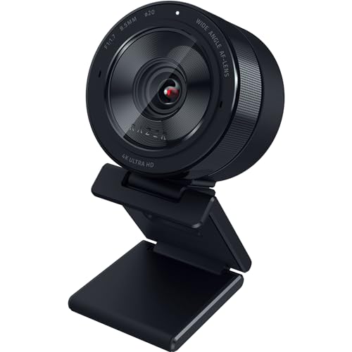 Razer Kiyo Pro Ultra - Webcam 4K pour la création de Contenu et de Streaming (Ultra High Dynamic Range-UHDR, UltraHD 4K 30 FPS 1080P 60 FPS, autofocus avec AI, capteur de lumière de 2,9 μm) Noir