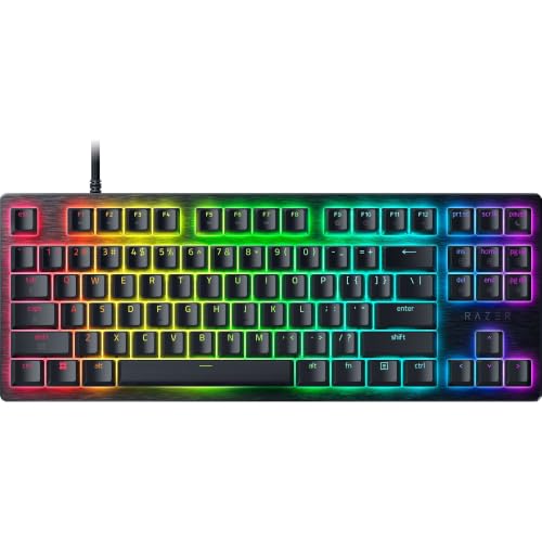 Razer Huntsman V3 HE Magnetic Tenkeyless 8 KHz - Clavier Gaming e-Sport magnétique avec Effet Hall - Snap Tap - HyperPolling 8 000 Hz - Priorité Double Frappe - PC | Clavier QWERTY US
