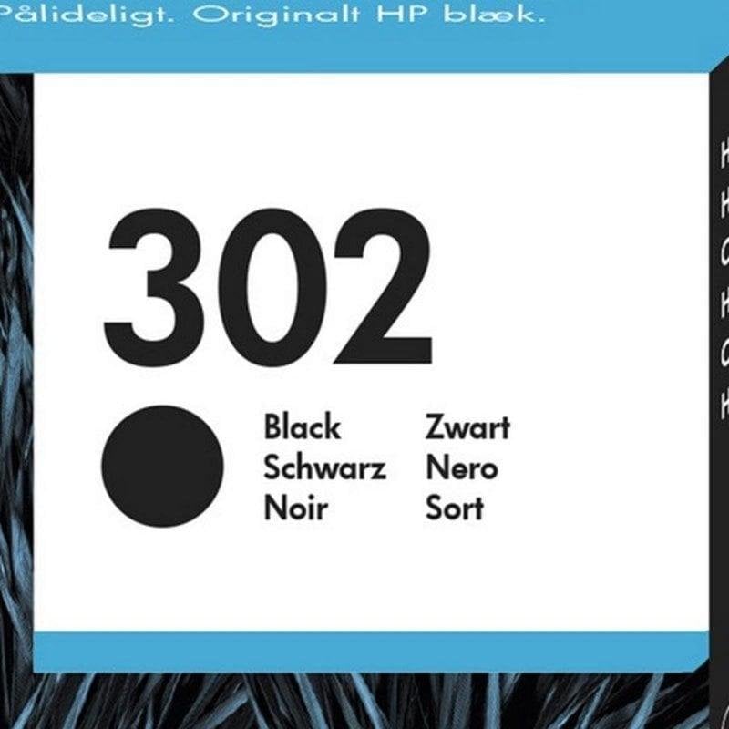 HP Cartouche d'encre HP 302 Black 3.5 ml Rendement Standard Impression Précise