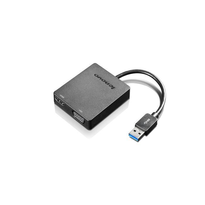 LENOVO Adaptateur graphique 4X90H20061 - 1 x HDMI VGA 1 x HDMI