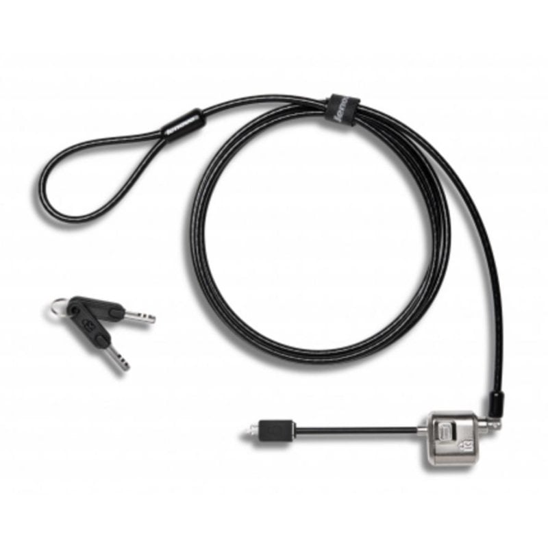 Lenovo Cable antivol Lenovo 4X90H35558 1,83 m Clé plate Acier Black